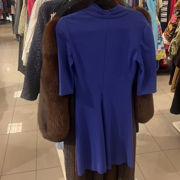 Giorgio armani purple dress new with tags size 40